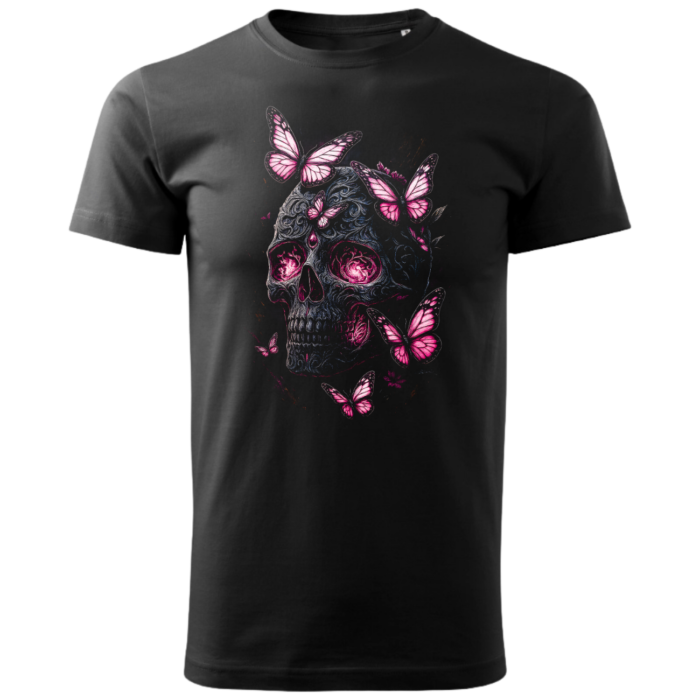 Caveira com Borboletas